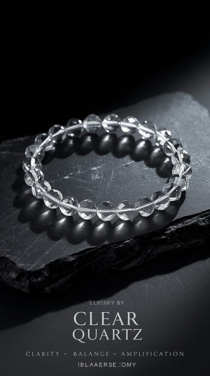 Clear Quartz Clarity Bracelet - Healing & amplification