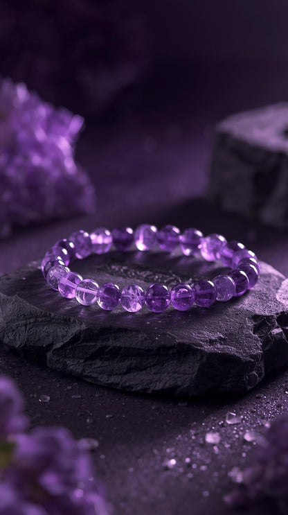 Amethyst Tranquility Bracelet - Calm & spiritual awareness