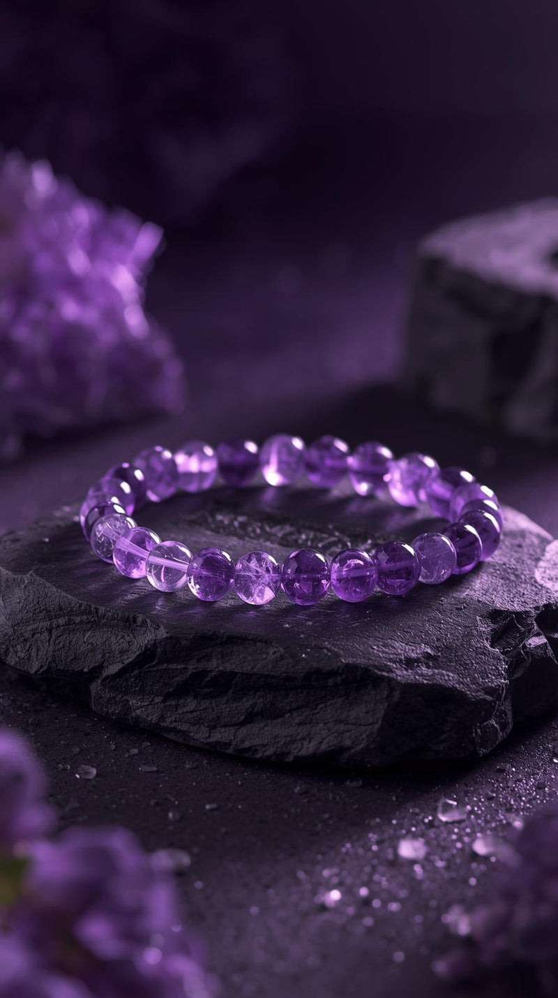 Amethyst Tranquility Bracelet - Calm & spiritual awareness