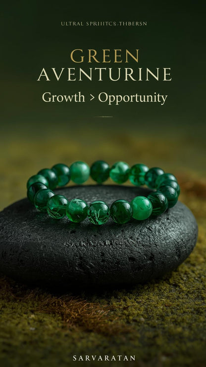 Green Aventurine Prosperity Bracelet - Luck & opportunity