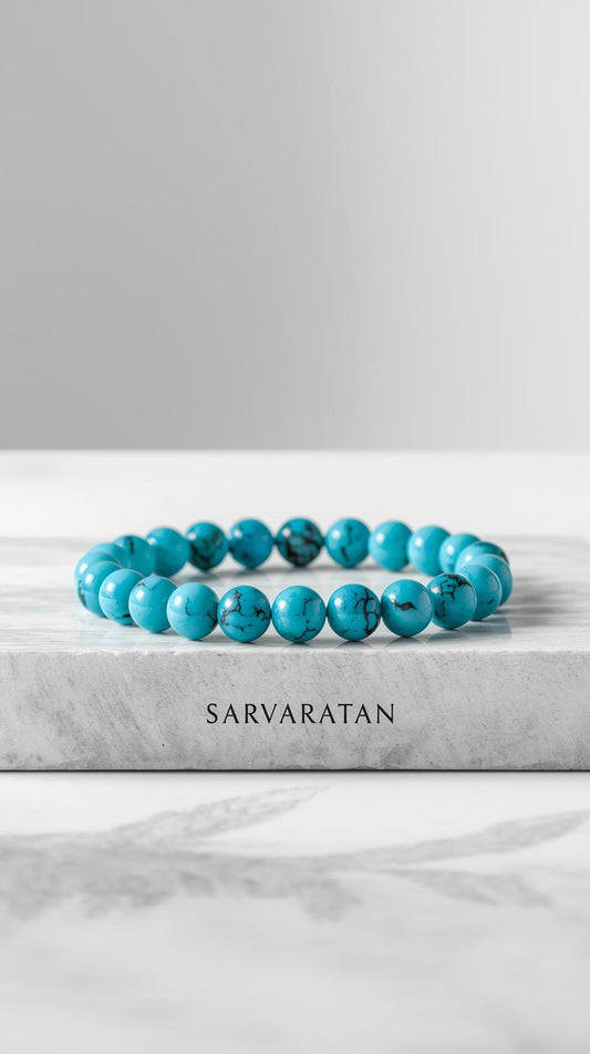 Turquoise Serenity Bracelet - Healing & communication