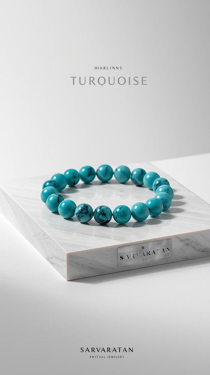 Turquoise Serenity Bracelet - Healing & communication