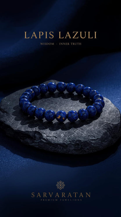 Lapis Lazuli Wisdom Bracelet - Truth & inner vision