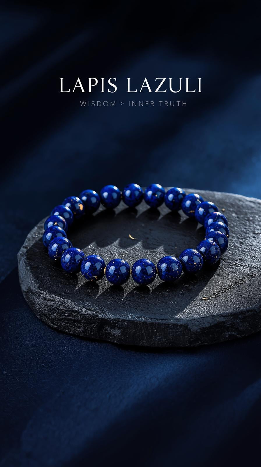 Lapis Lazuli Wisdom Bracelet - Truth & inner vision