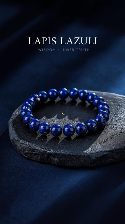 Lapis Lazuli Wisdom Bracelet - Truth & inner vision