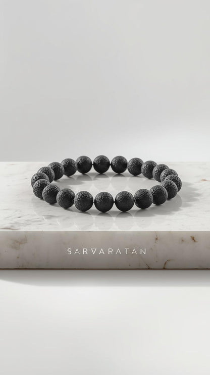 Natural Lava Stone Diffuser Bracelet - Essential oil ready