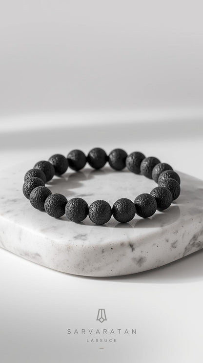 Natural Lava Stone Diffuser Bracelet - Essential oil ready