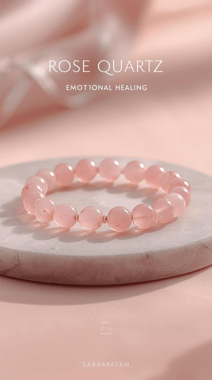 Rose Quartz Love Bracelet - Compassion & harmony